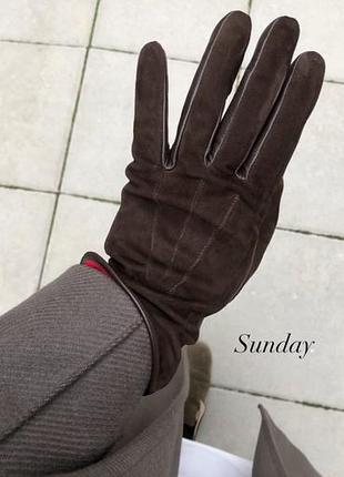 Uniqlo heat tech faux suede gloves