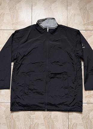Курточка rare sport mercedes benz jacket mens l black nylon windbreaker full zip logo