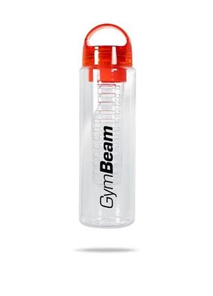 Спортивна пляшка infuser помаранчева 700 мл - gymbeam