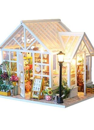 Румбокс квітковий магазин інтер'єрний конструктор roombox diy flower shop m-009