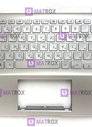 Передняя панель для asus x431, x431f, x431fa серебристый