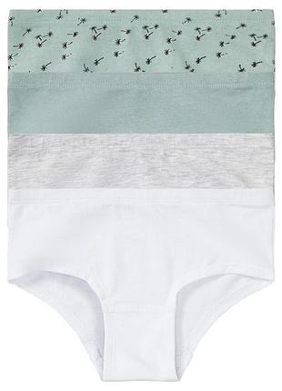Трусики-хипстеры набор 4 шт. для девочки pepperts lycra® 427461-2 134-140 см (8-10 years) комбинированный