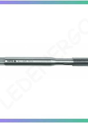 Метчик машинный yato m10х1,5 мм hss м2 для металлообработки резьбы 100/24 мм