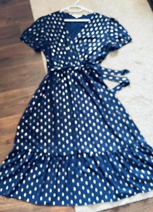 Классное 🔥платье шифон с поясом👗 apricot