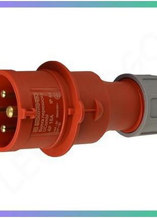 Вилка переносная серии ucombi 4p 16а ip 44