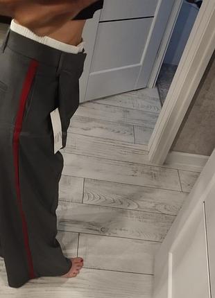 Широкие брюки от zara