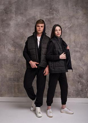 Спортивный костюм и жилетка комплект 3 ка