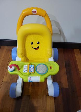 Коляска-ходунки штовхач fisher-price