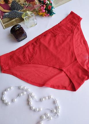 Новые трусики george, плотная сеточка с вышивкой, u9 16, eur 44, 2xl