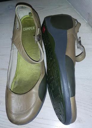 Camper (испания)- кожаные туфли р.38 (24.5 см)