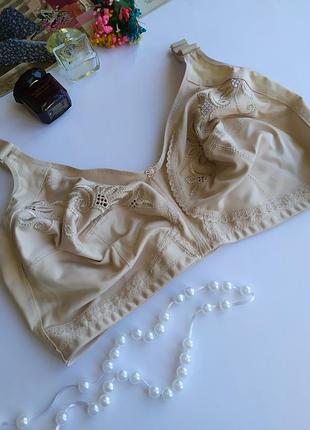 Новый комфортный мягкий коттоновый бюстгалтер без косточек m&amp;s, eur 80g, u9 36f
