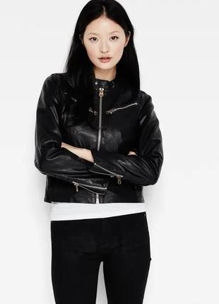 G-star raw road slim jacket жіноча куртка кожанка оригінал (s)