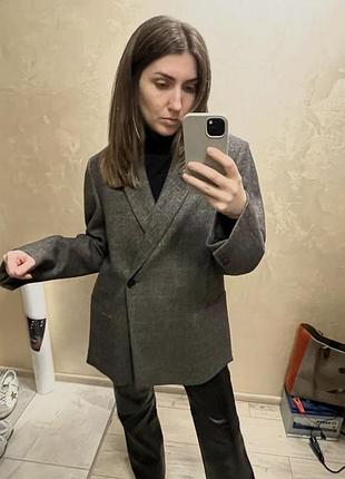 Жакет вовна піджак zara