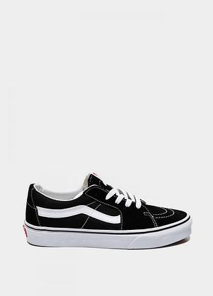 Оригинальные мужские низкие кеды vans sk8-low/ черные мужские низкие кеды ванс