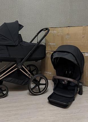 Коляска cybex priam rose gold 3.0