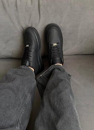 Кроссовки nike air force 1 low classic black premium