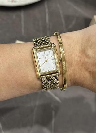 Годинник +браслет burker olivia gold white