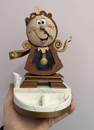 Настільний годинник когсворт з мультику «красуня і чудовисько» від disney , новий з коробкою.