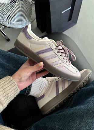 Adidas gazelle x kith classics ash purple
