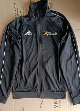 Adidas "fun football" олiмпiйка кофта спортивна оригiнал з лампасами