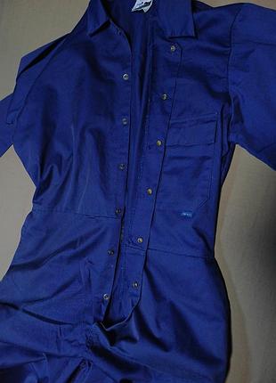 Плечи 49 см portwest 
size large рабочий темносиний комбинезон regular height 164-176 см 42-44 inches 54-56 euro 
65% polyester 35% cotton 8
