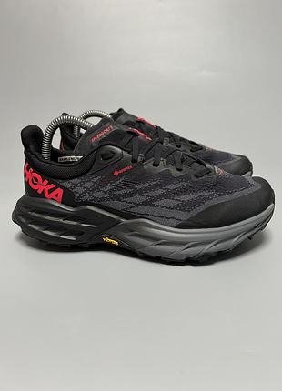 Трейлові бігові трекінгові кросівки hoka one one speedgoat 5 gtx spike gore-tex vibram оригінал 1133532 bblc