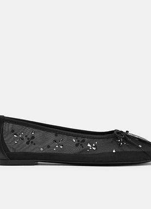 Балетки сіточка zara p38