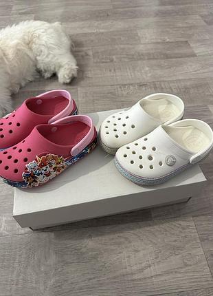 Crocs дві пари розміром 9c 2