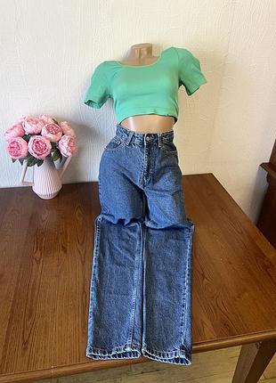 Класні джинси мом denim co