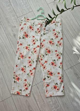 Брюки / брюки женские новые коттоновые укороченные, bonmarche