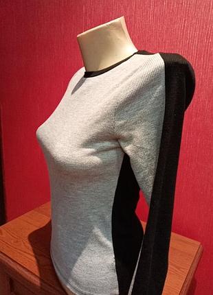 Сіро/чорна кофта