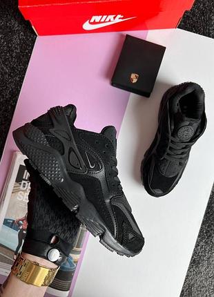 Женские кроссовки nike air huarache all black