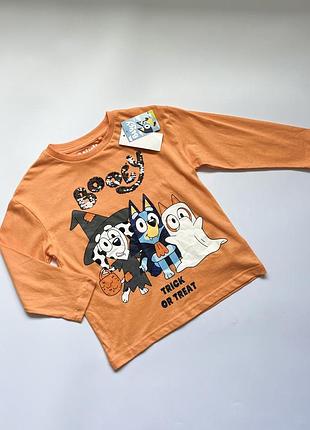 Дитячий лонгслів bluey «trick or treat»