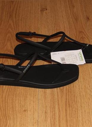 Жіночі босоніжки сандалі crocs miami thong flip w9 крокс нові