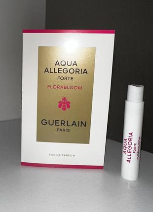 ❤️guerlain aqua allegoria forte florabloom, пробник, оригінал