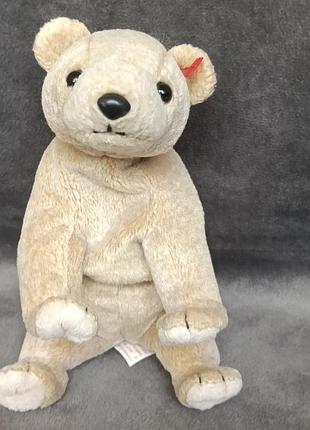 Коллекционная мягкая игрушка мишка ty beanie babies baby almond the bear, 1999 г