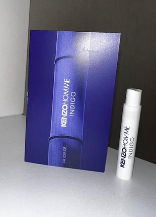 💙kenzo homme indigo, мужские, пробник, оригинал