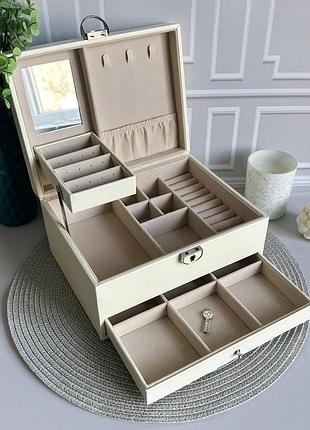 Уценка!!! кейс для хранения украшений, шкатулка для бижутерии
