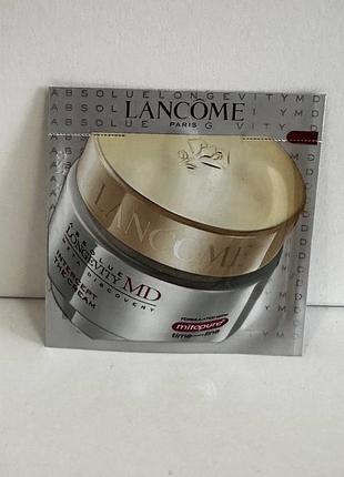 ❤️омолаживающий крем для лица lancΩme absolue longevity md intercept the cream, пробник, оригинал