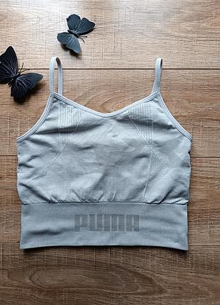Оригинальный серый спортивный топ puma