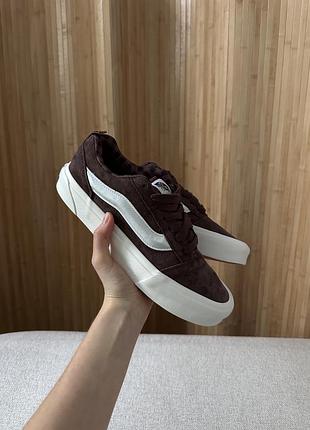 Кеди ,  кроссовки,ванс .vans knu skool brown