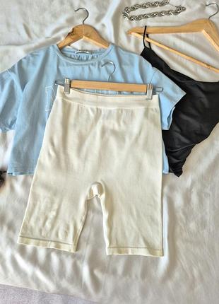 Велосипедки женские в рубчик divided h&amp;m