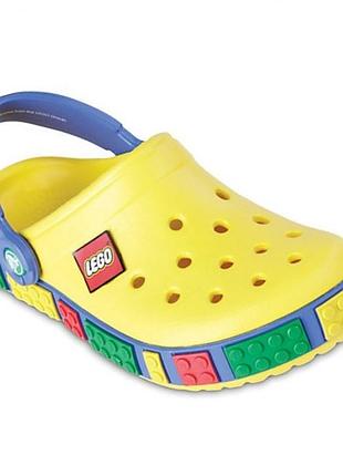 Детские кроксы лего crocs lego yellow