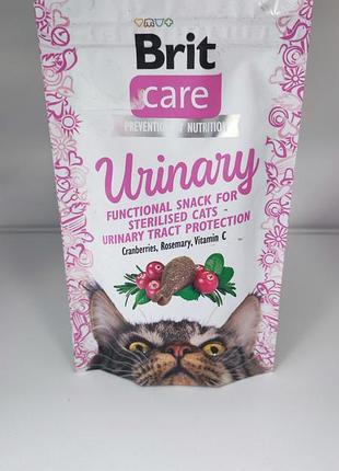 Лакомство для стерилизованных котов urinary brit care 50 грамм