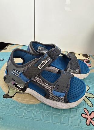 Босоножки skechers shark bots (р. 28.5, стелька 18.5-19 см) оригинал