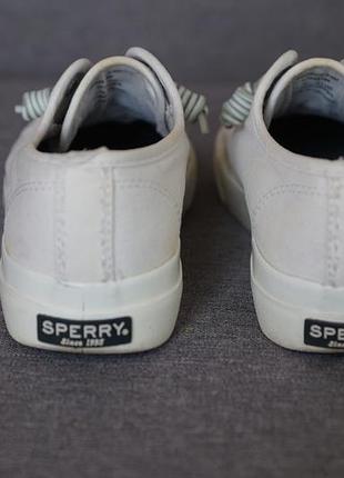 Білі кеди для дівчинки sperry 4