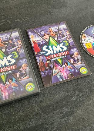 Диск the sims 3 late night (pc)