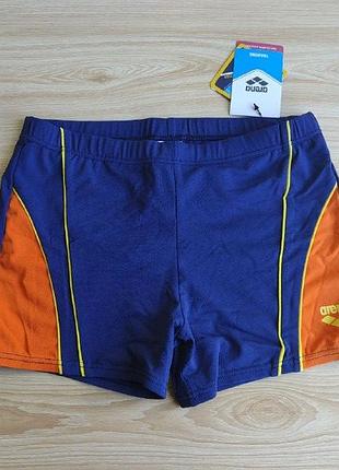 Чоловічі плавки боксери arena m criss-cross short navy,mango