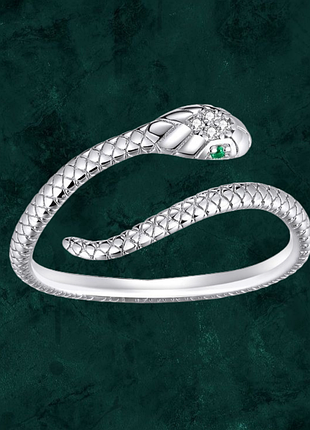 Серебряная кольца "змея"