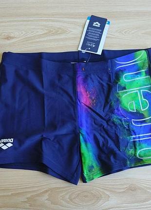Чоловічі плавки боксери arena m cosmic short navy-multi